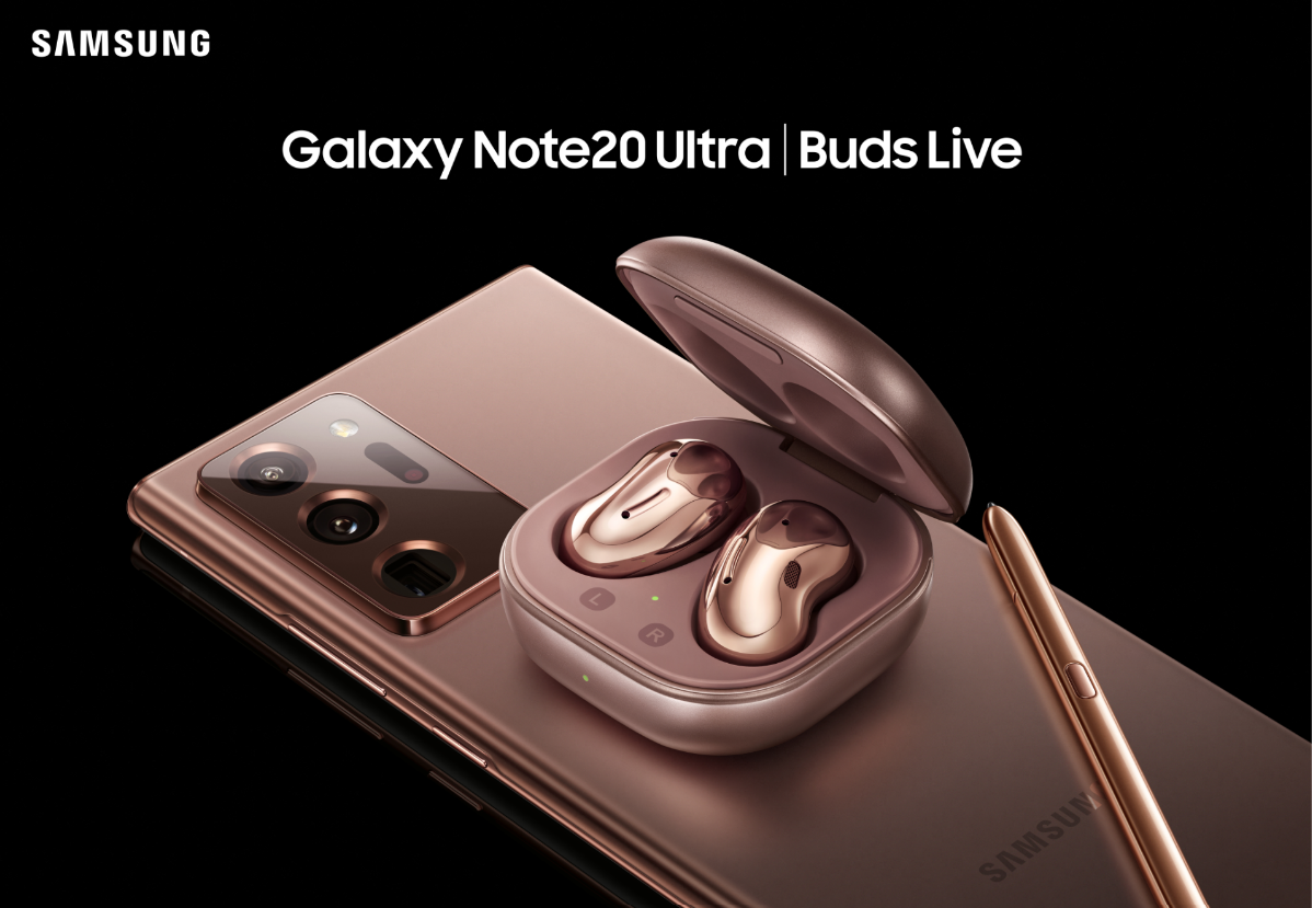 Samsung Galaxy Note20 Ultra 5G and Buds Live